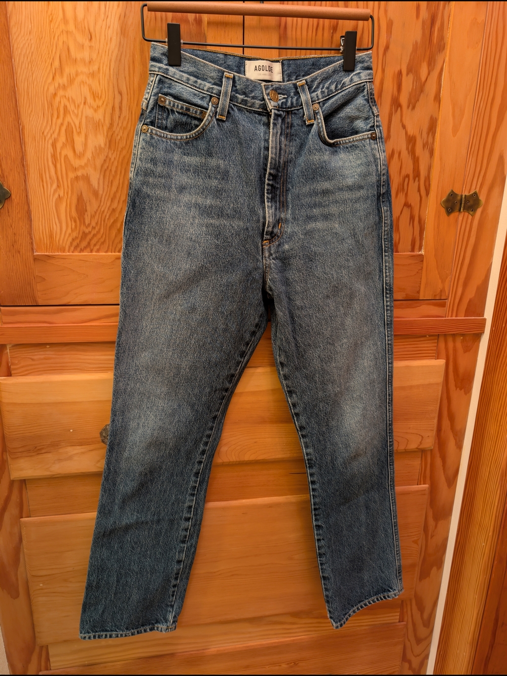 Agolde Women’s Pinch Waist High Rise Kick Sz 24